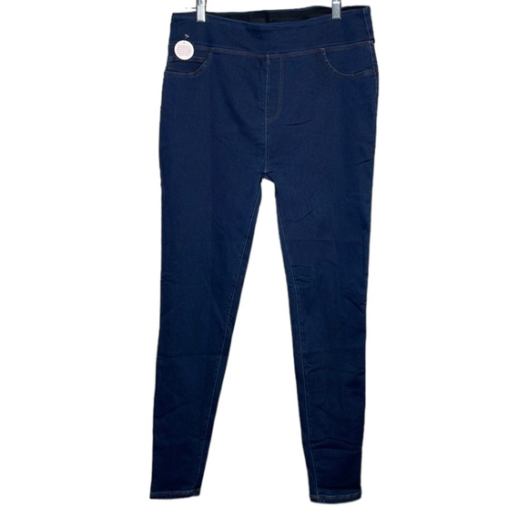 Assets By Spanx Denim - SPANX Assets Skinny Jeans Shaping Denim Jeggings Tummy Control Panel Sz XL NWOT